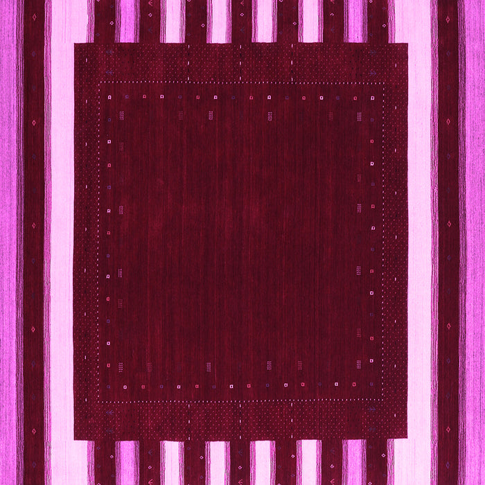 Square Abstract Pink Contemporary Rug, con2335pnk
