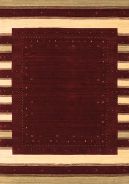 Abstract Brown Contemporary Rug, con2335brn