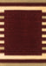 Abstract Brown Contemporary Rug, con2335brn