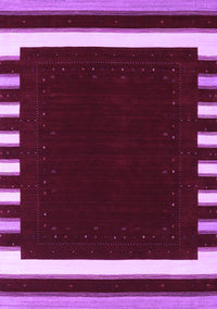 Abstract Purple Contemporary Rug, con2335pur