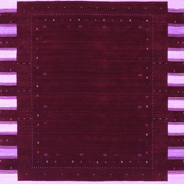 Abstract Purple Contemporary Rug, con2335pur