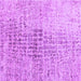 Square Abstract Purple Contemporary Rug, con2336pur