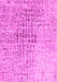 Machine Washable Abstract Pink Contemporary Rug, wshcon2336pnk