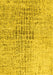 Machine Washable Abstract Yellow Contemporary Rug, wshcon2336yw