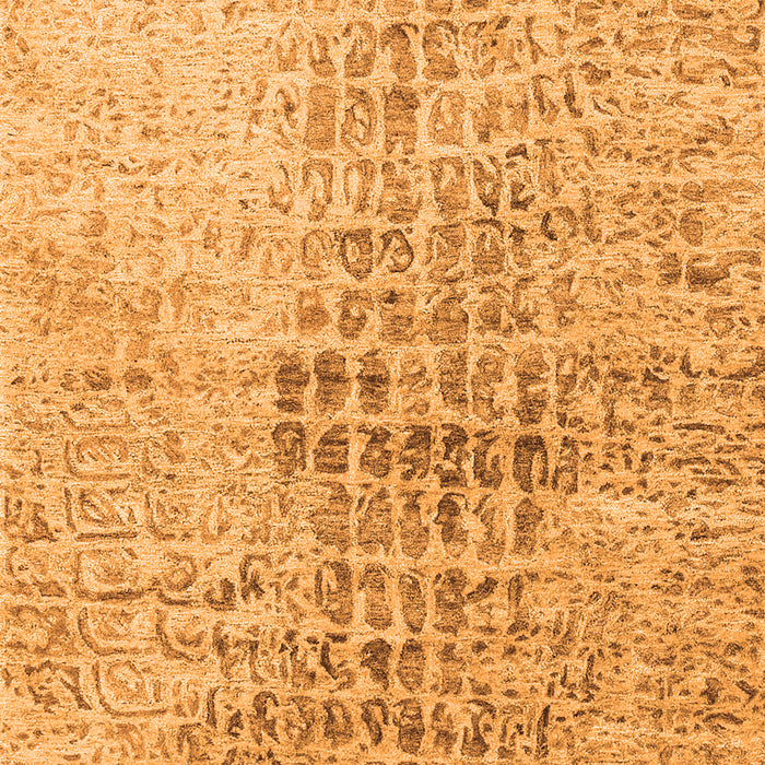 Abstract Orange Contemporary Rug, con2336org