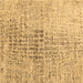 Square Abstract Brown Contemporary Rug, con2336brn