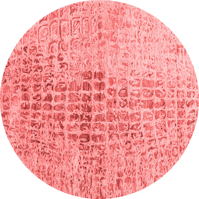 Machine Washable Abstract Red Contemporary Rug, wshcon2336red