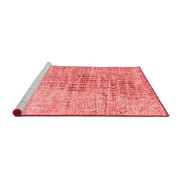 Contemporary Red Washable Rugs