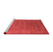 Contemporary Red Washable Rugs