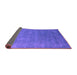 Sideview of Abstract Purple Contemporary Rug, con2337pur