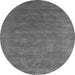 Square Abstract Gray Contemporary Rug, con2337gry