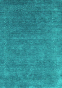 Abstract Turquoise Contemporary Rug, con2337turq