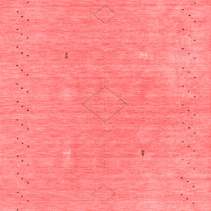 Machine Washable Abstract Red Contemporary Rug, wshcon2338red