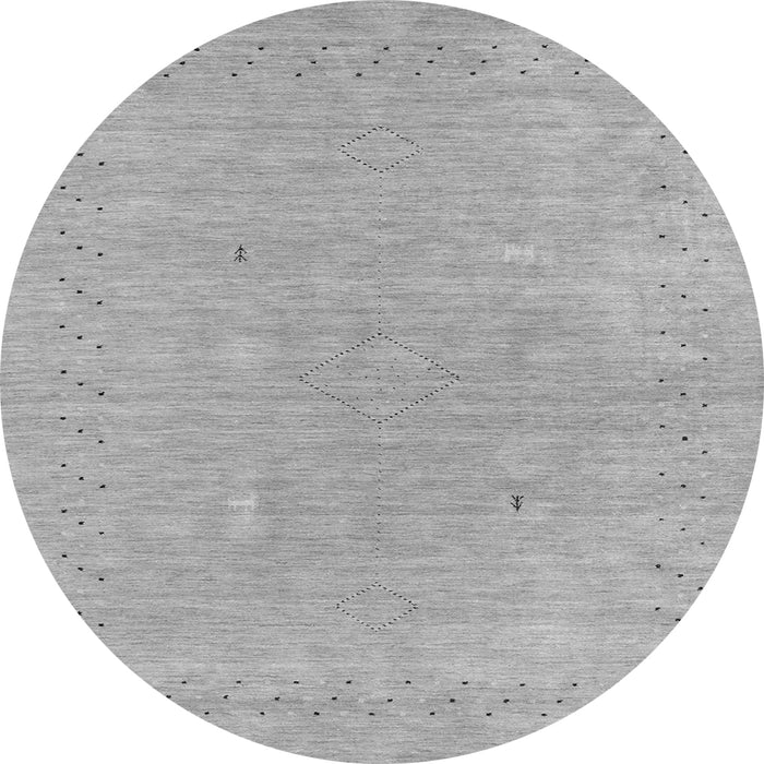 Machine Washable Abstract Gray Contemporary Rug, wshcon2338gry