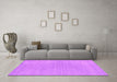 Machine Washable Abstract Pink Contemporary Rug in a Living Room, wshcon2338pnk