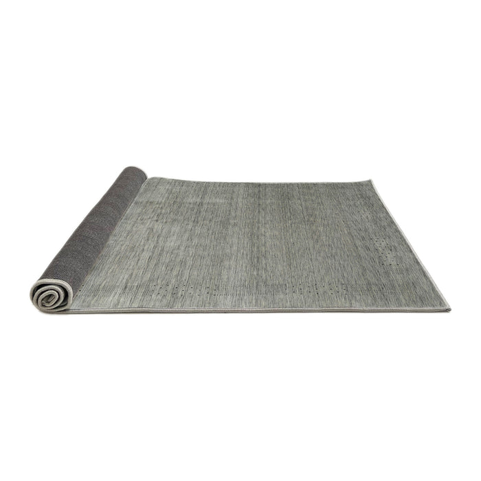 Thickness of Contemporary Dark Gray Modern Rug, con2339