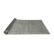 Thickness of Contemporary Dark Gray Modern Rug, con2339