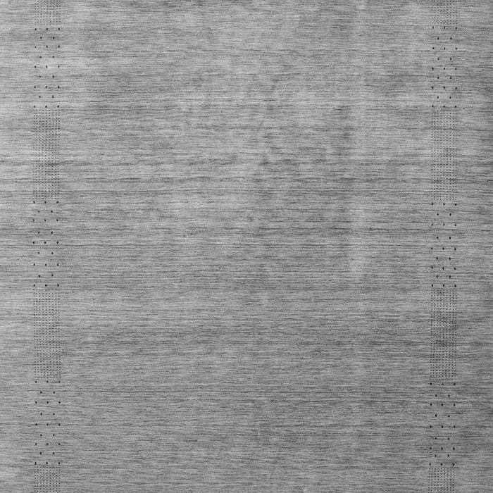 Serging Thickness of Machine Washable Abstract Gray Contemporary Rug, wshcon2339gry
