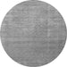 Square Abstract Gray Contemporary Rug, con2339gry