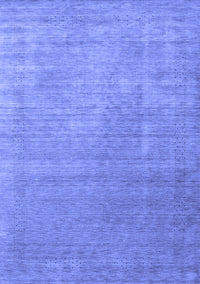 Abstract Blue Contemporary Rug, con2339blu