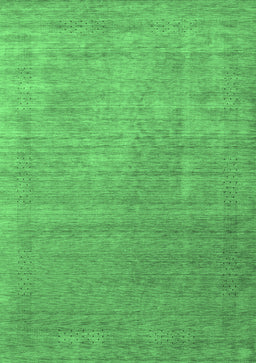 Abstract Emerald Green Contemporary Rug, con2339emgrn