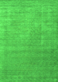 Abstract Green Contemporary Rug, con2339grn