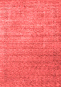 Abstract Red Contemporary Rug, con2339red