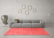 Contemporary Red Washable Rugs