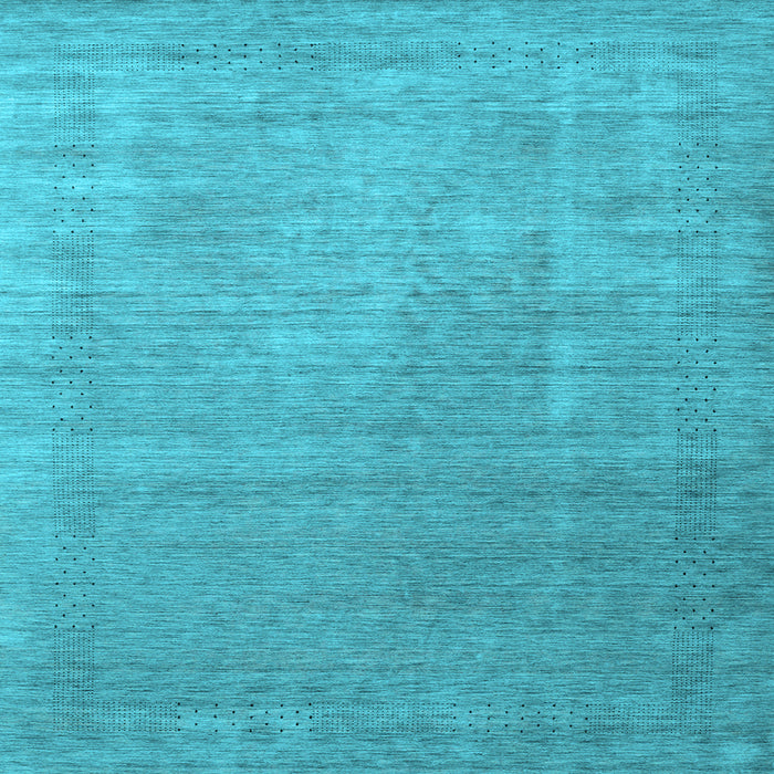 Square Machine Washable Abstract Light Blue Contemporary Rug, wshcon2339lblu