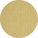 Round Abstract Brown Contemporary Rug, con233brn