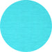 Round Machine Washable Abstract Light Blue Contemporary Rug, wshcon233lblu