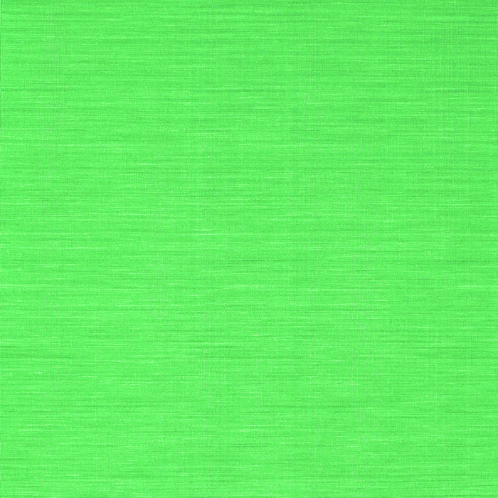 Round Machine Washable Abstract Green Contemporary Area Rugs, wshcon233grn