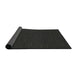 Thickness of Contemporary Charcoal Black Modern Rug, con234