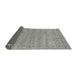 Thickness of Contemporary Dark Gray Modern Rug, con2340