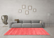 Contemporary Red Washable Rugs