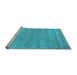 Sideview of Machine Washable Abstract Light Blue Contemporary Rug, wshcon2340lblu