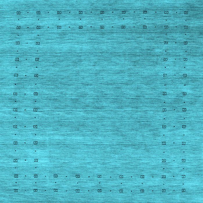 Square Machine Washable Abstract Light Blue Contemporary Rug, wshcon2340lblu