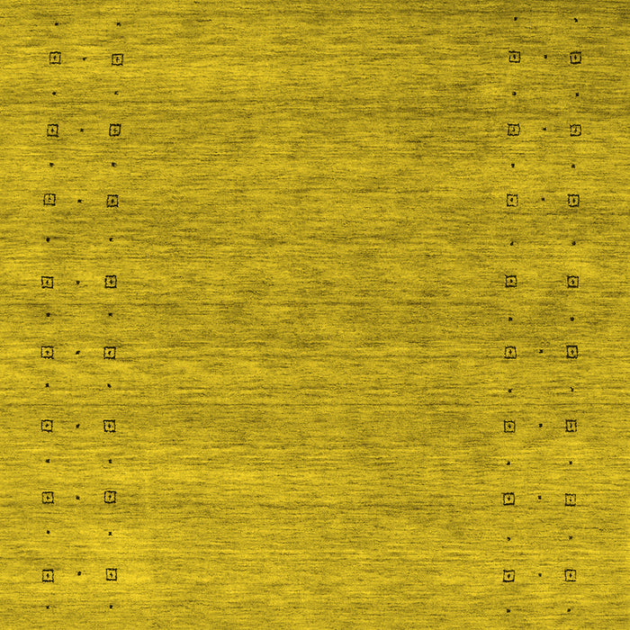 Machine Washable Abstract Yellow Contemporary Rug, wshcon2340yw