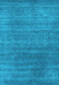 Abstract Light Blue Contemporary Rug, con2341lblu