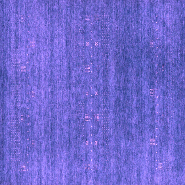 Square Machine Washable Abstract Purple Contemporary Area Rugs, wshcon2341pur