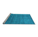 Sideview of Machine Washable Abstract Light Blue Contemporary Rug, wshcon2341lblu