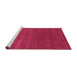 Sideview of Machine Washable Abstract Purple Contemporary Area Rugs, wshcon2342pur