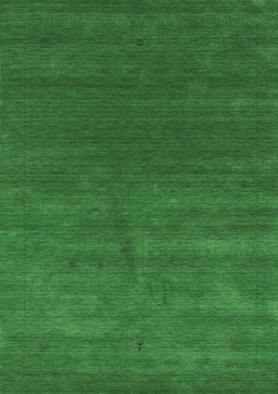 Abstract Emerald Green Contemporary Rug, con2342emgrn