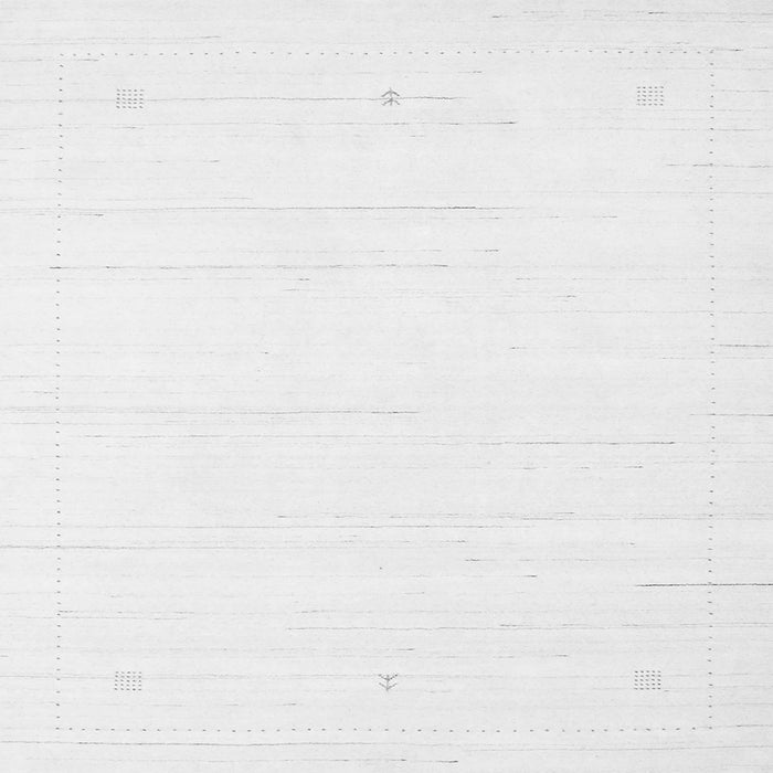 Serging Thickness of Solid Gray Modern Rug, con2343gry