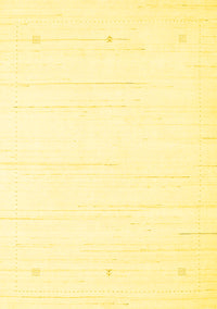 Solid Yellow Modern Rug, con2343yw