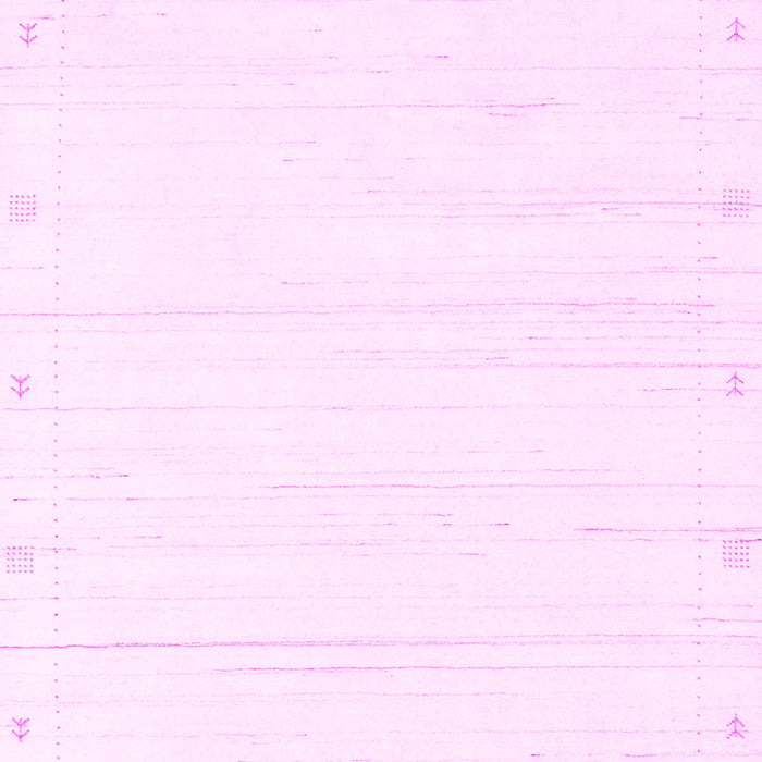 Machine Washable Solid Pink Modern Rug, wshcon2344pnk