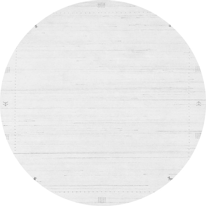 Square Solid Gray Modern Rug, con2344gry