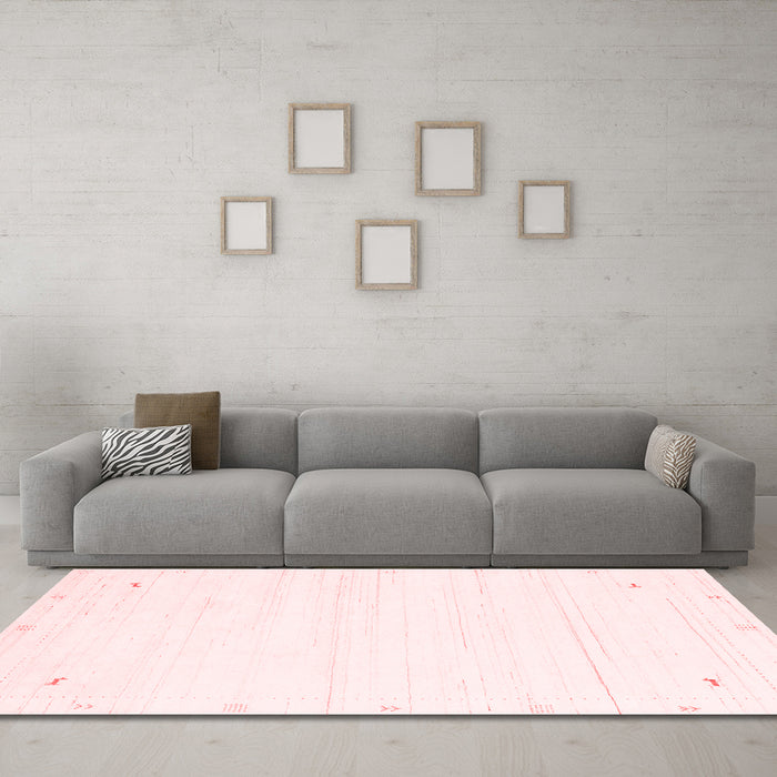 Modern Red Washable Rugs