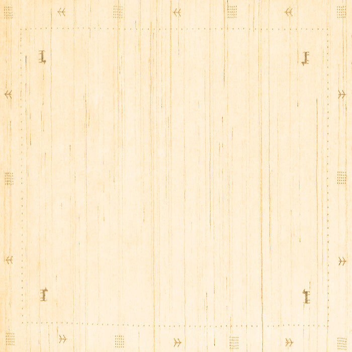 Square Solid Brown Modern Rug, con2344brn