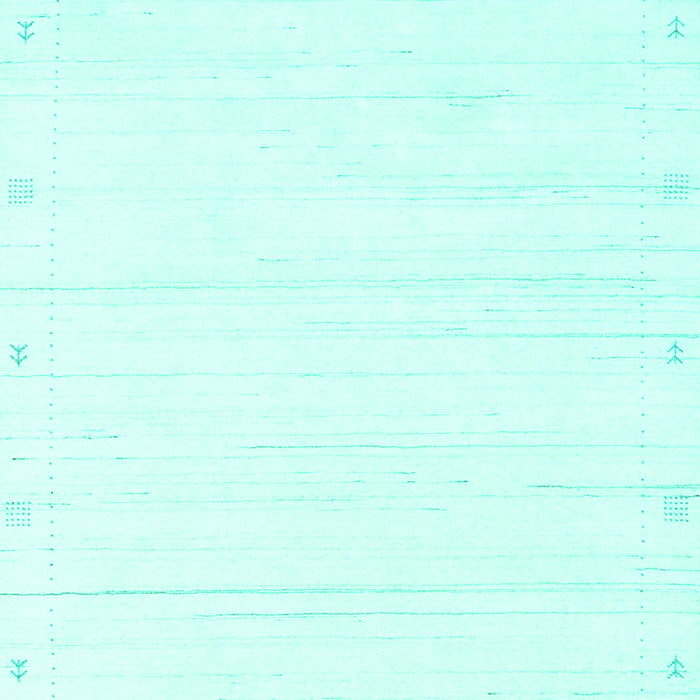 Solid Turquoise Modern Rug, con2344turq